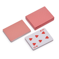 Cartes de poker de haute qualité papier couché recyclable Logo personnalisé jeu de société à boire Cmyk jeu d'impression cartes à jouer avec boîte