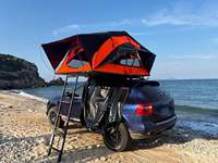 Tente de toit gonflable TOP MOUNT pour 3-4 personnes, grande capacité, tente de voiture pour camping familial en Australie, Ute Touring