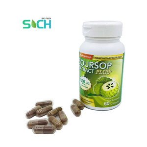 Wholesale Natural Soursop <strong>Graviola</strong> Leaf Extract Supplement 10:1 20:1 Soursop <strong>Graviola</strong> Extract <strong>Capsule</strong> - Product Image 1