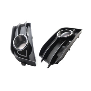 Audi A1 Front Bumper Fog Light Grille 8X0807681A Glossy Black Electroplated Ring For 2011-2014 - Product Image 1