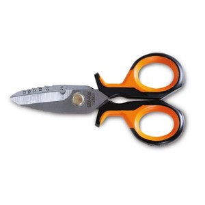 Forbici elettricista con profilo BETA 1128BSX lame dritte in acciaio inox frullatori professionali - Product Image 1
