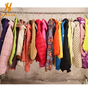 Stock second hand hoodies women clothing used jacket clothes woman thrift bale clothes used clothes from usa