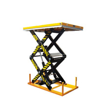 Plateforme élévatrice fixe à ciseaux avec roulettes, table élévatrice hydraulique à ciseaux