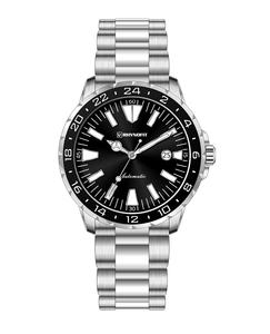 Reloj de Buceo Automático Miyota 9015 de 300 m con Bisel Blanco de Acero Inoxidable, Esfera Azul Negro Gris Frío y Cálido, Manecillas Luminosas - Product Image 4