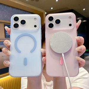 เคสโทรศัพท์สำหรับ iPhone 17 Pro Max, เคสกันกระแทกแบบเต็มตัว ผลิตจาก PC ผิวด้านแบบฝ้าบางเฉียบ พร้อมแม่เหล็ก - Product Image 1
