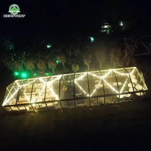 Tent Outdoor Tent Wedding Tents New Design 8*30 9*30 10*30 Wedding Tent With Transparent Top To Hold 500 People Transparent Tent Outdoor