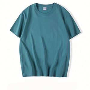 Personality Style T Shirt Hot Selling 100% Cotton Solid Color Blank O-neck T-shirt Custom Logo Printing Men's T-shirt - Product Image 1