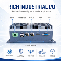 Komputer Mini Industri Tanpa Kipas TouchWo Embedded PC Intel Core I5/i7 Generasi ke-10 DDR4 32GB M.2 NVMe 5GbE LAN RS232 GPIO Stok Tersedia