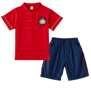 RG-Summer beautiful Tang suit good fabric school uniform designs for primary school and kindergarten