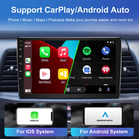 Radio para Auto con Pantalla Táctil Android de 10 Pulgadas, Reproductor de DVD para Auto con Android TV, Carplay, Radio Atoto, Estéreo para Auto