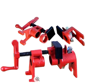 <span class=keywords><strong>Pinces</strong></span> en fonte à dégagement rapide Colliers de serrage en métal Système de mesure en pouces pour le travail du bois de charpentier - Product Image 2