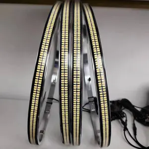 Stock ad alta densità doppia fila 5730 Led Strip Light bianco doppia fila LED cerchione luce per camion SUV ATV UTV