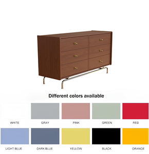 <span class=keywords><strong>Commode</strong></span> de rangement spacieuse en chêne massif, style <span class=keywords><strong>scandinave</strong></span> moderne et vintage, meuble de luxe pour chambre, salon et salle à manger 2026 - Product Image 5