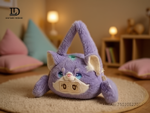 Borsa a tracolla in peluche a forma di gatto 11CM-30CM per bambini, borsa giocattolo unisex - Product Image 2