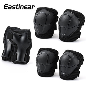 Eastinear – genouillères et coudières, équipement de protection pour le patinage à roulettes, matériau composite respirant, unisexe, ajustement universel - Product Image 1