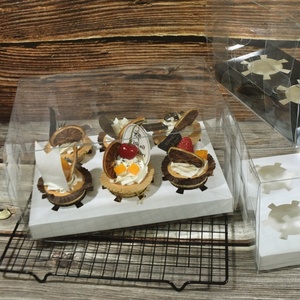 Fabricant chinois, vente en gros de boîtes à cupcakes transparentes avec inserts, boîtes de boulangerie pour 2 cupcakes ou muffins - Product Image 5