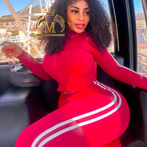 Trajes de mujer de otoño invierno Chaqueta corta y mallas Joggers Conjunto de 2 piezas Casual Lady Primavera Otoño Conjunto de dos piezas Trajes de mujer - Product Image 6