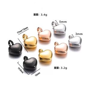 Kalung liontin abu jenazah berbahan stainless steel, gaya Bohemia Kristen, berbentuk hati, dengan jejak kaki anjing, untuk anjing & kucing, juga untuk anak-anak. - Product Image 4