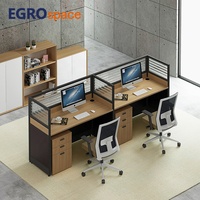 EGROspace – Bureau de travail moderne à double face en bois, modèles de mobilier, cloison de séparation pour bureau