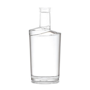 Maßgefertigte Ausgefallene Form Ruisheng Leere Spirituosen-/Likör-/Alkohol-Glasflasche Mattierte Gin-Wodka-Tequila-Glasflaschen - Product Image 3