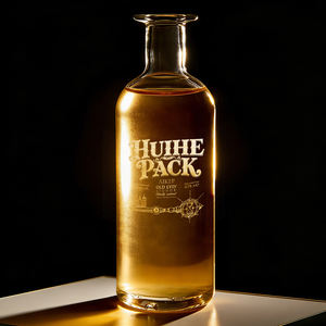 Fournisseur chinois de bouteilles en verre clair de type Oslo Apothek de 50 cl, 70 cl et 75 cl pour gin, whisky, tequila, <span class=keywords><strong>rhum</strong></span> avec finition Carnette - Product Image 1