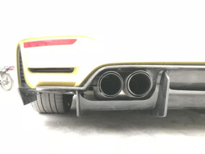 Углеродное волокно, задний рассеиватель губ, спойлер, бампер, защита подбородка для BMW F80 M3 F82 F83 M4 2014-2018, Стайлинг автомобиля - Product Image 2