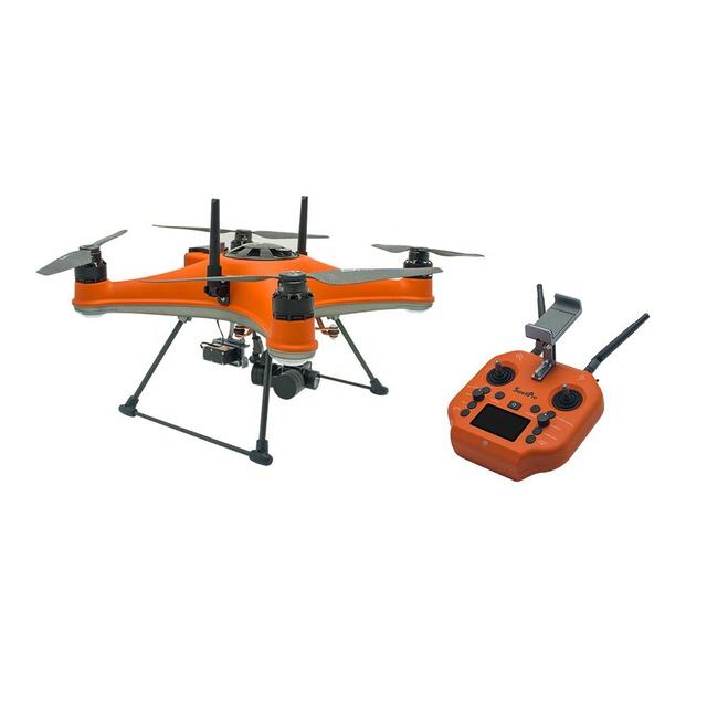 Swellpro SD4 Waterproof Splash Drone for Marine Biology Research 4K UHD GPS Dynamic Tracking 2kg Payload Multi Application