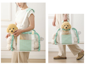Mochila de Viaje para Mascotas, Transpirable, con Malla, Gran Espacio, Almohadilla de Alivio de Presión, Transportadora Portátil para Perros y Gatos - Product Image 4