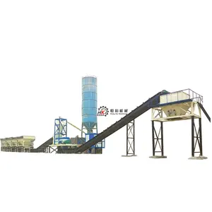 Planta de mistura estabilizada de solo móvel 500 toneladas de solo solidificado planta de mistura contínua de cimento e água estabilizada