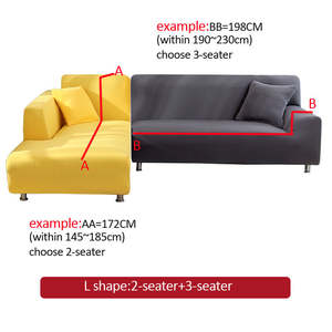 Capa de Sofá em Tecido Stretch para Sofá em L, Capa Universal para Sofá de Todas as Estações - Product Image 4