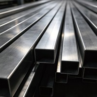 Tuyau carré en acier inoxydable sans soudure ASTM 316L 316, diamètre extérieur 1/8"-24", pour applications marines, chimiques, offshore et processus pharmaceutiques.