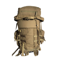 Sac à dos tactique en nylon rayé de grande capacité de haute qualité avec fermeture éclair, système MOLLE, multifonctionnel, polyester supérieur