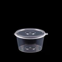 Grands pots à pudding en plastique transparent, contenants à sauce de 4 oz (100 ml) pour miel, beurre, flan, gelée, sans BPA, biodégradables