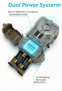 Piège photo solaire intégré OEM ODM IP66 à double alimentation 4G <span class=keywords><strong>MMS</strong></span> SMTP FTP avec reconnaissance et classification IA pour la faune sauvage - Product Image 5