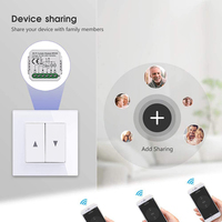 WiFi RF Interrupteur de rideau Tuya Smart Life Module de volet roulant 433mhz Émetteur Télécommande Stores Alexa Google Home