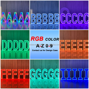 Leda 120cm lớn màu gradient marquee ánh sáng số thư neon ánh sáng lên dấu hiệu cho các sự kiện bên trang trí nội thất - Product Image 4