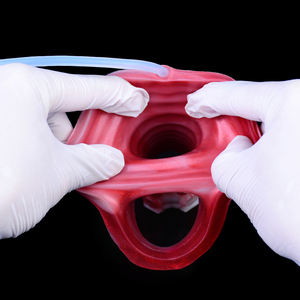 Manchon de pénis à jet d'eau, agrandissement, préservatif réutilisable, fonction de lubrification à jet, conception anti-décollement, extenseur d'agrandissement pour le sexe masculin - Product Image 5