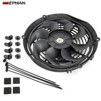EPMAN 10 pouces 12 pouces 14 pouces 16 pouces universel Slim Pull Push Racing radiateur électrique ventilateur de refroidissement du moteur