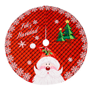 New Cartoon <b>Christmas</b> <b>Tree</b> Skirt Crafts <b>Tree</b> Surround <b>Base</b> Set Merry <b>Christmas</b> Decorations <b>for</b> Home Xmas Ornaments - Product Image 2