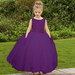 Vestido <span class=keywords><strong>de</strong></span> Princesa <span class=keywords><strong>de</strong></span> Satén para Niña <span class=keywords><strong>de</strong></span> Primera <span class=keywords><strong>Comunión</strong></span>, Fiesta, Boda, Cumpleaños, Blanco - Product Image 4