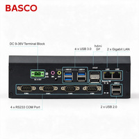 Mini PC sans ventilateur haute performance 9-36V Intel 12e génération I3 I5 I7 Linux 4COM Double LAN pour contrôle industriel et automatisation IoT