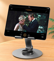 Support de téléphone portable pliable moderne et écologique en alliage d'aluminium, rotatif à 360 degrés, pour lit, table, tablette, universel