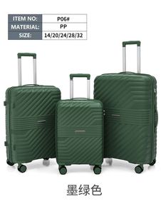 Ensemble <span class=keywords><strong>de</strong></span> <span class=keywords><strong>valises</strong></span> <span class=keywords><strong>rigides</strong></span> légères et imperméables <span class=keywords><strong>de</strong></span> haute qualité en trois pièces avec poignées souples, logo personnalisé, 4 roues verrouillables, matériau PP - Product Image 3