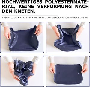 Cubos de Viaje Ligeros para Equipaje, Bolsa de Viaje con Cubos de Embalaje Grandes para Artículos de Aseo, Juego de Bolsas Organizadoras para Maletas - Product Image 4