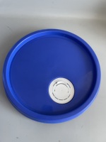 Seau en plastique de 20 L, seau en plastique de 5 gallons avec bec verseur pour l'emballage d'huile lubrifiante