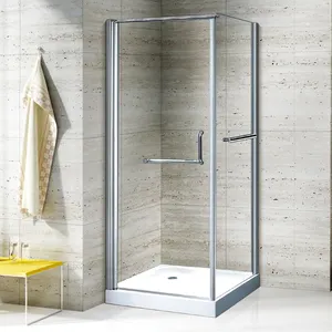 淋浴玻璃枢轴淋浴间外壳铝框架