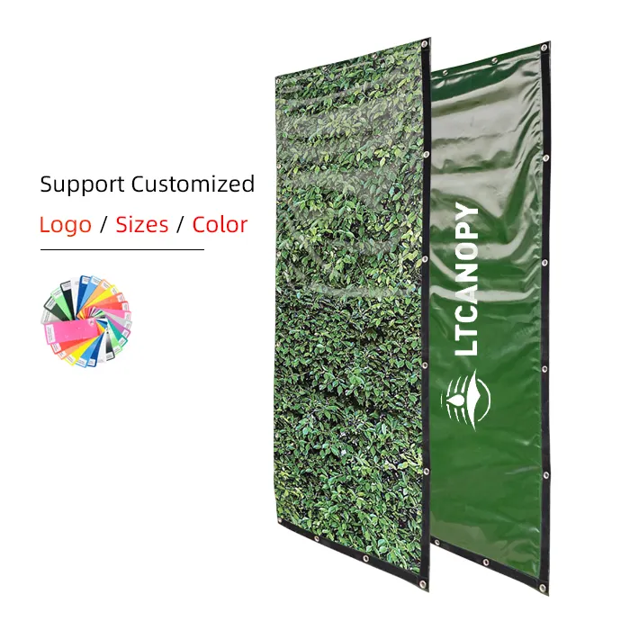 Litong flame-retardant sound-absorbing for outdoor construction green leaf printing noise barrier