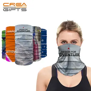 Custom Logo Customized Buffs 100% Polyester Sports Bandanas headwear MOQ 50 PCS