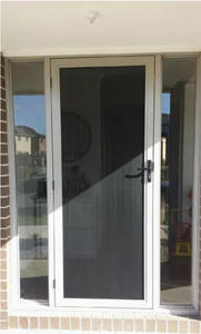 Pantalla francesa impacto ventanas <span class=keywords><strong>puertas</strong></span> negro diamante mosquitera aluminio abatible pantalla corredera ventana persianas diseño <span class=keywords><strong>para</strong></span> el hogar - Product Image 2