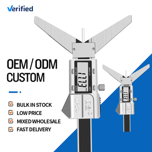 Hengliang 0.01mm Độ chính xác cao Caliper kỹ thuật số thép không gỉ Vernier Caliper với IP54 rãnh then điện tử kỹ thuật số calipers - Product Image 4
